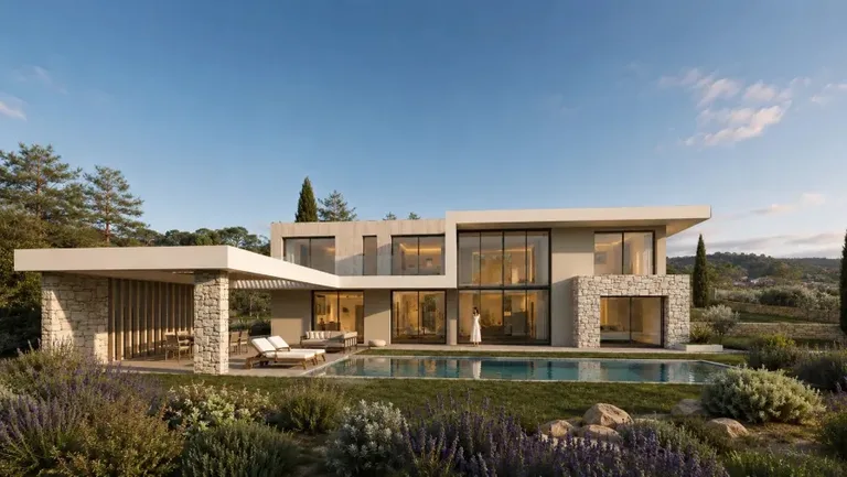 Building plot of 2,500 m² in Roquefort-les-Pins (Notre-Dame)